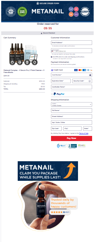 Metanail Complex order page